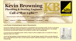 Desktop Screenshot of kb-plumbing.co.uk